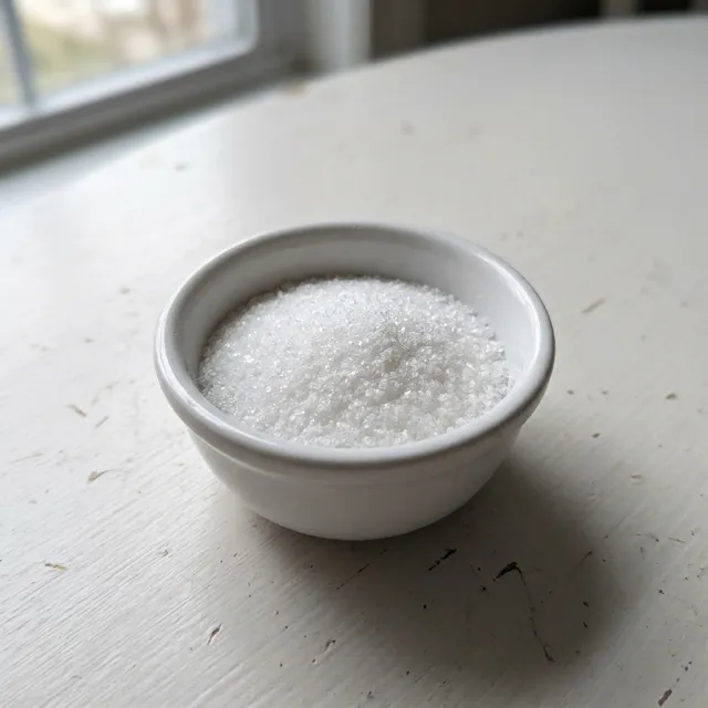 Bowl of white powder